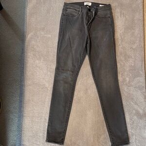 Frame Denim Black Skinny Jeans